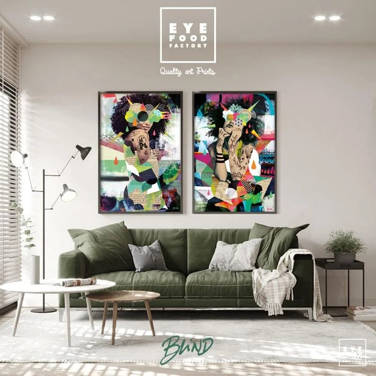 All eyez on me - Éditions Limitées - @trio8055, Abstrait, batchaus1, Dibond®,