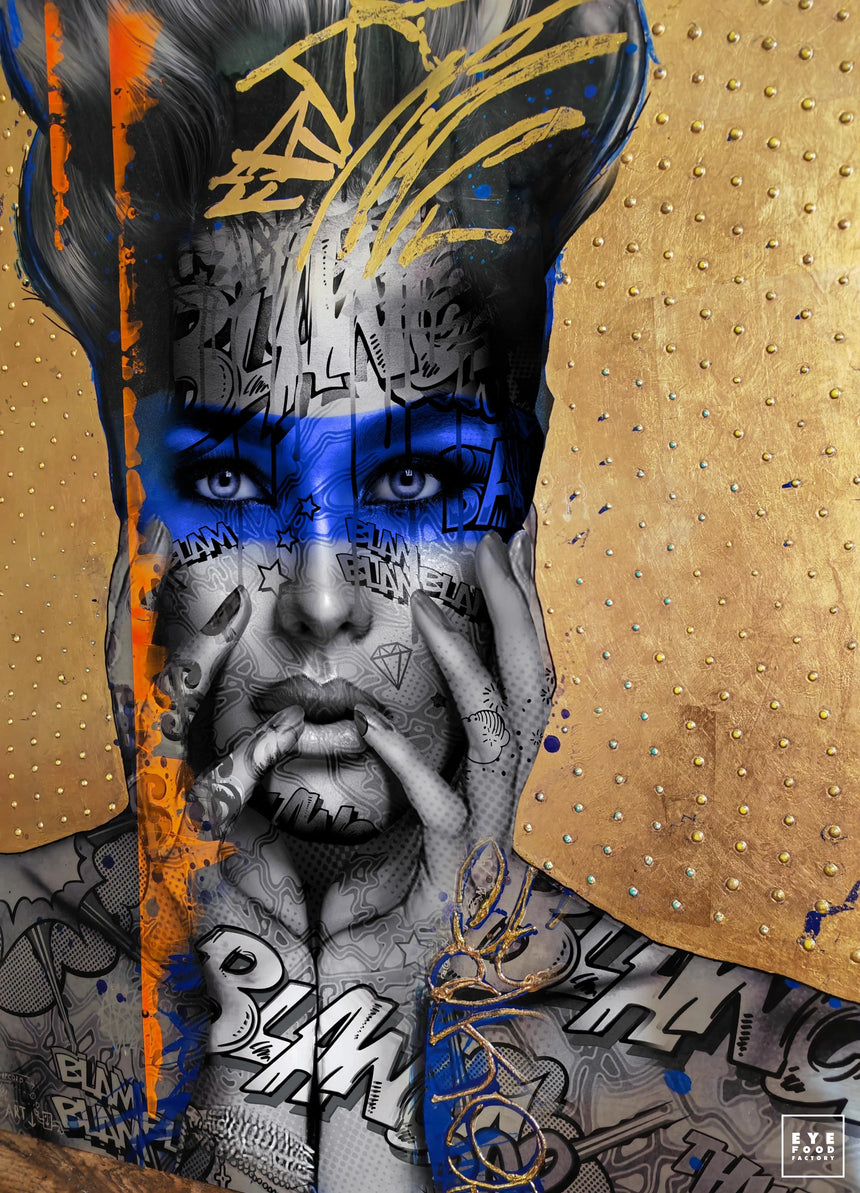 ALMOST BLUE - Oeuvre Originale - Oeuvres Originales - @original, Authentique,