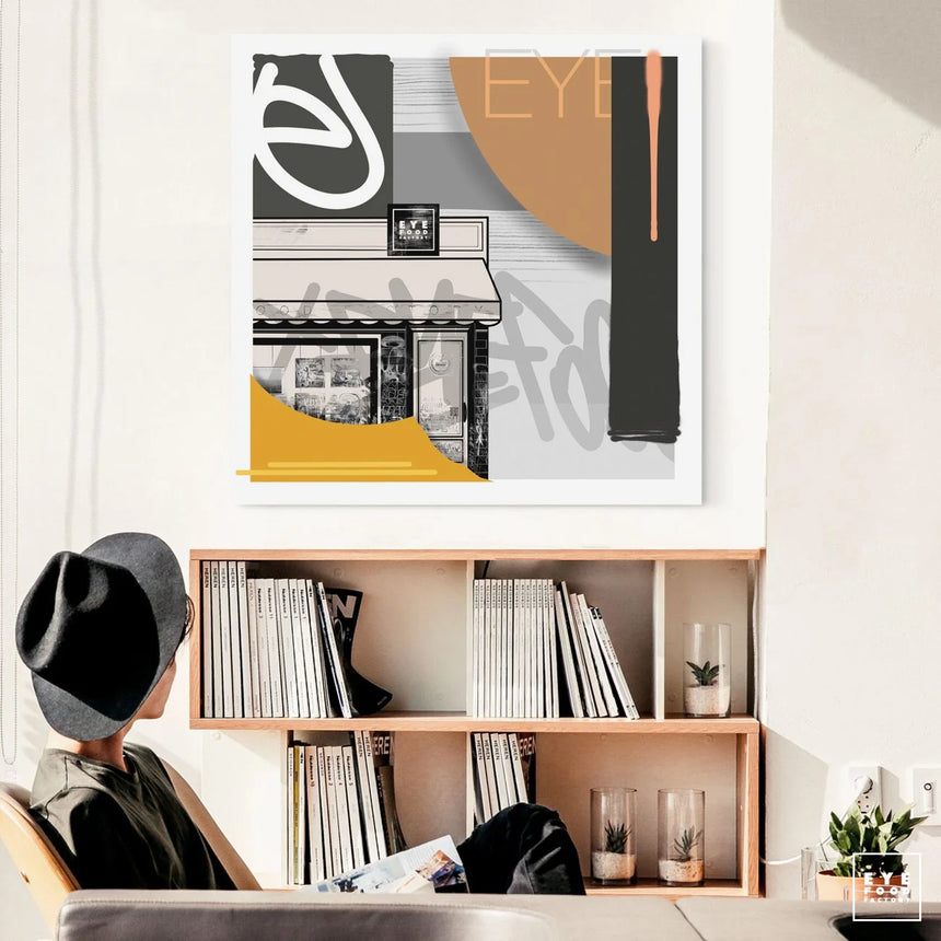 Art Shop - Éditions Limitées - @trio6565, Animaux, Brun, Collage, Dibond®