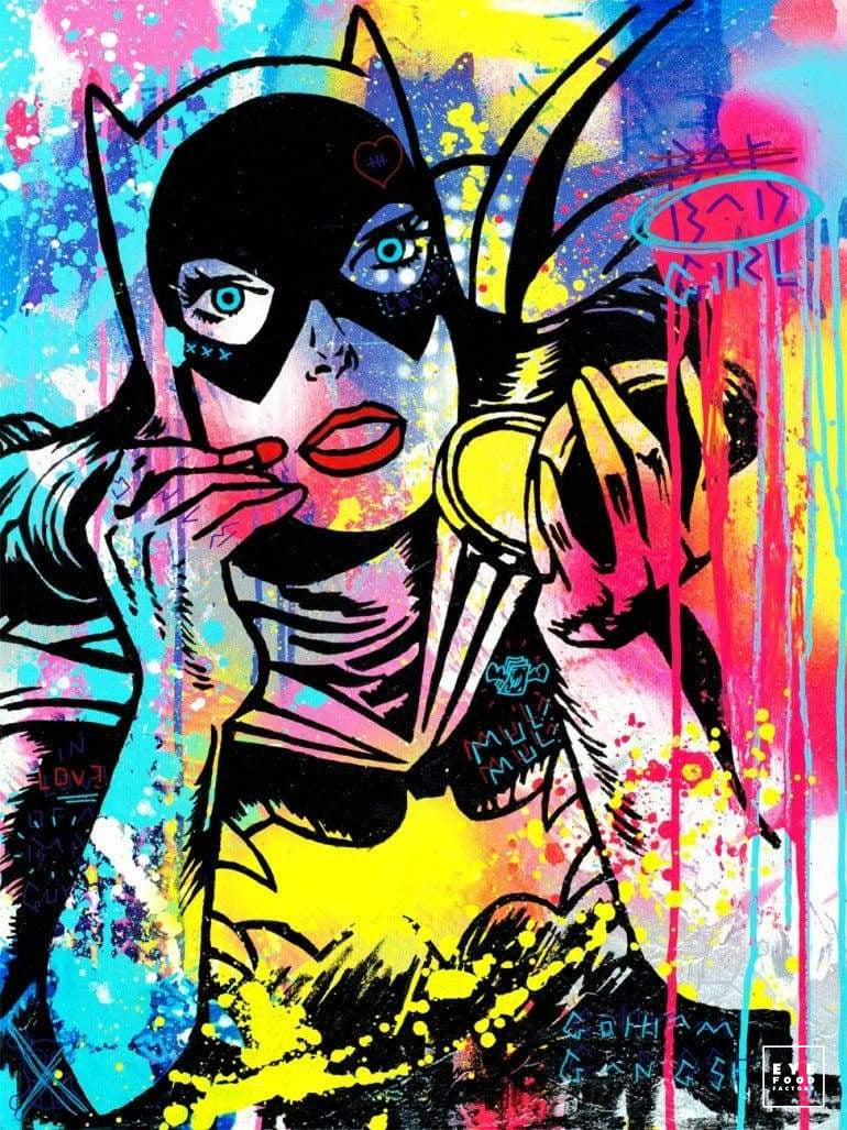 Bad girl - Éditions Limitées @trio8060, Catwoman, DC Comics, Dibond®,