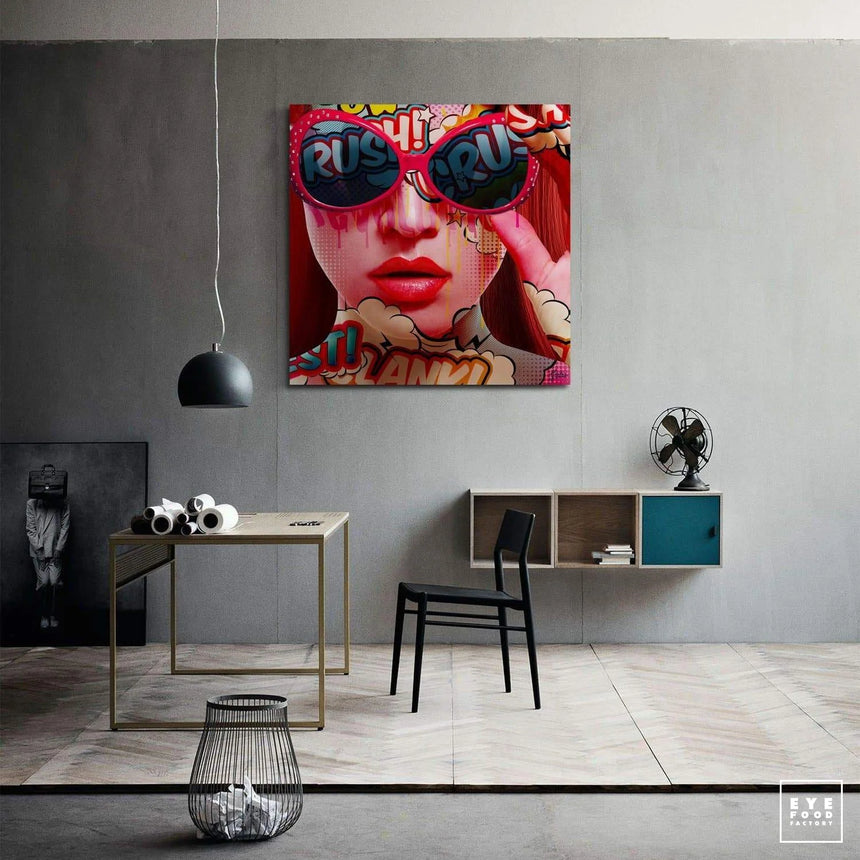 Crush - Éditions Limitées - @trio6565, couleur, Crush, Dibond®, Femme