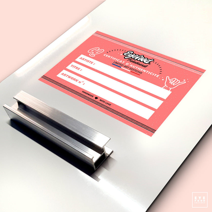 F- WORDS OF WISDOM - FAKEBOARDS - 82x22 cm, Dibond®, fakeboard, FOIRE DE PARIS,