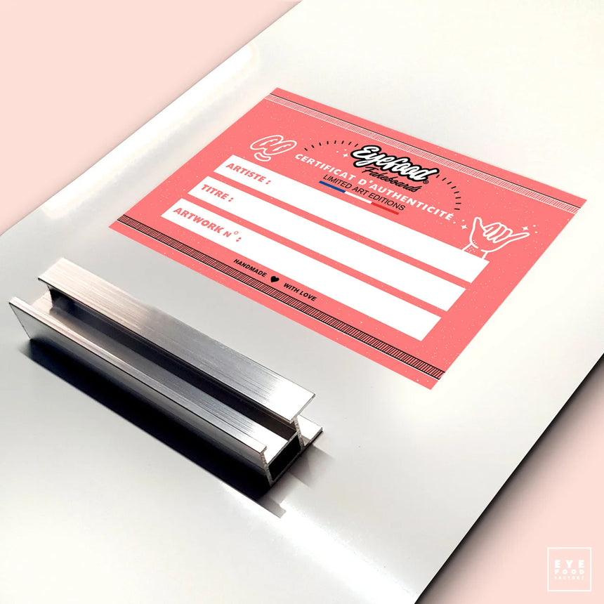 F- WORDS OF WISDOM - FAKEBOARDS - 82x22 cm, Dibond®, fakeboard, FOIRE DE PARIS,