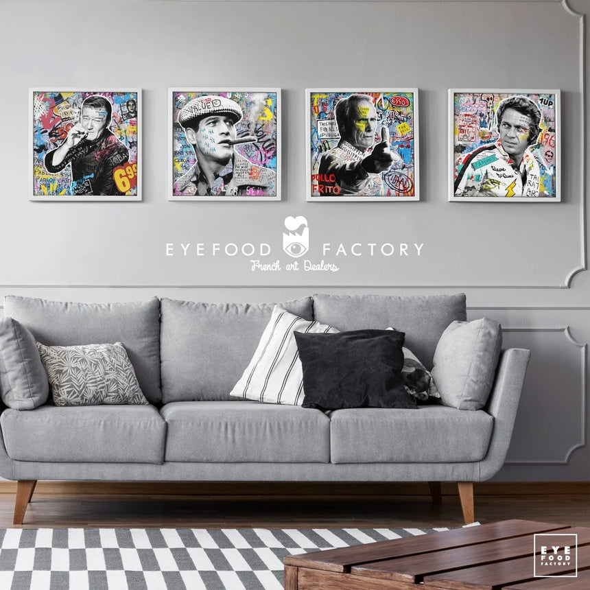 McQueen - Éditions Limitées - @quatuor135135, Acteur, Amérique, Cinéma, Collage
