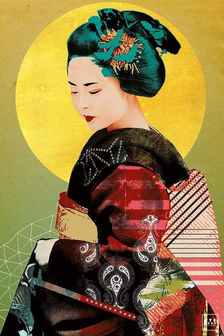 Osaka dream - Éditions Limitées - @trio8055, Dibond®, Femme, Geisha,