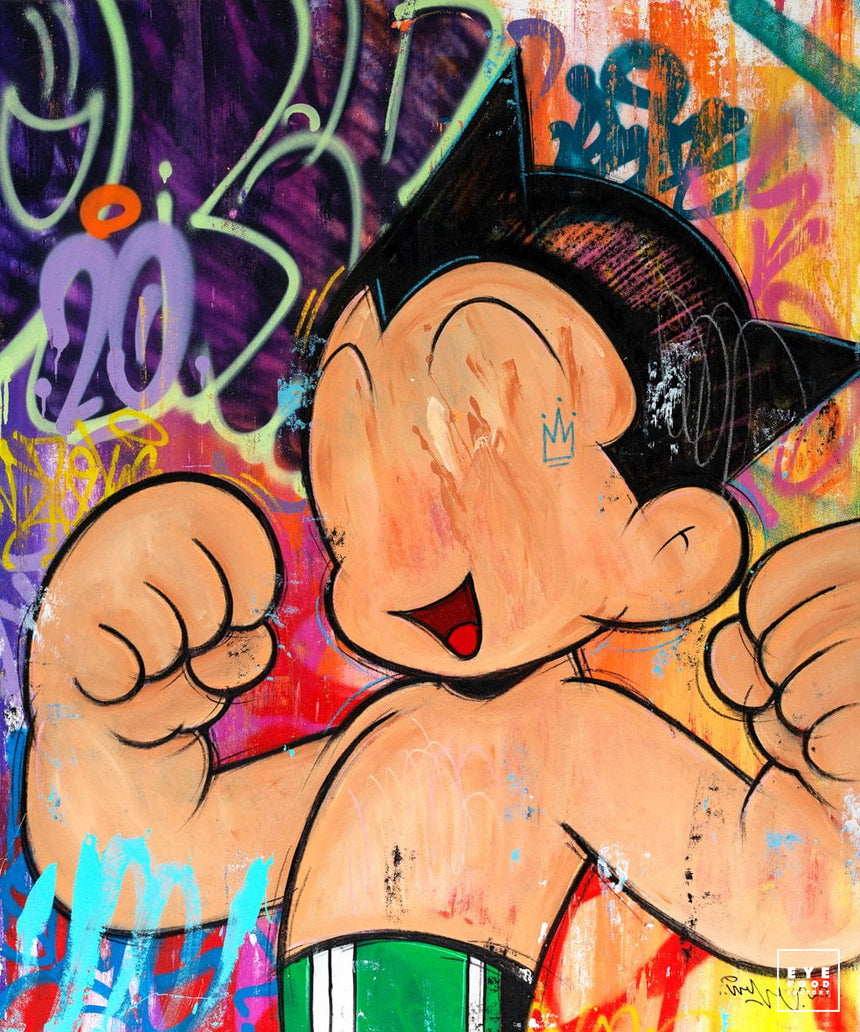 Always Strong - Éditions Limitées - @trio8065, Astro Boy, Astronaute, Cartoon,