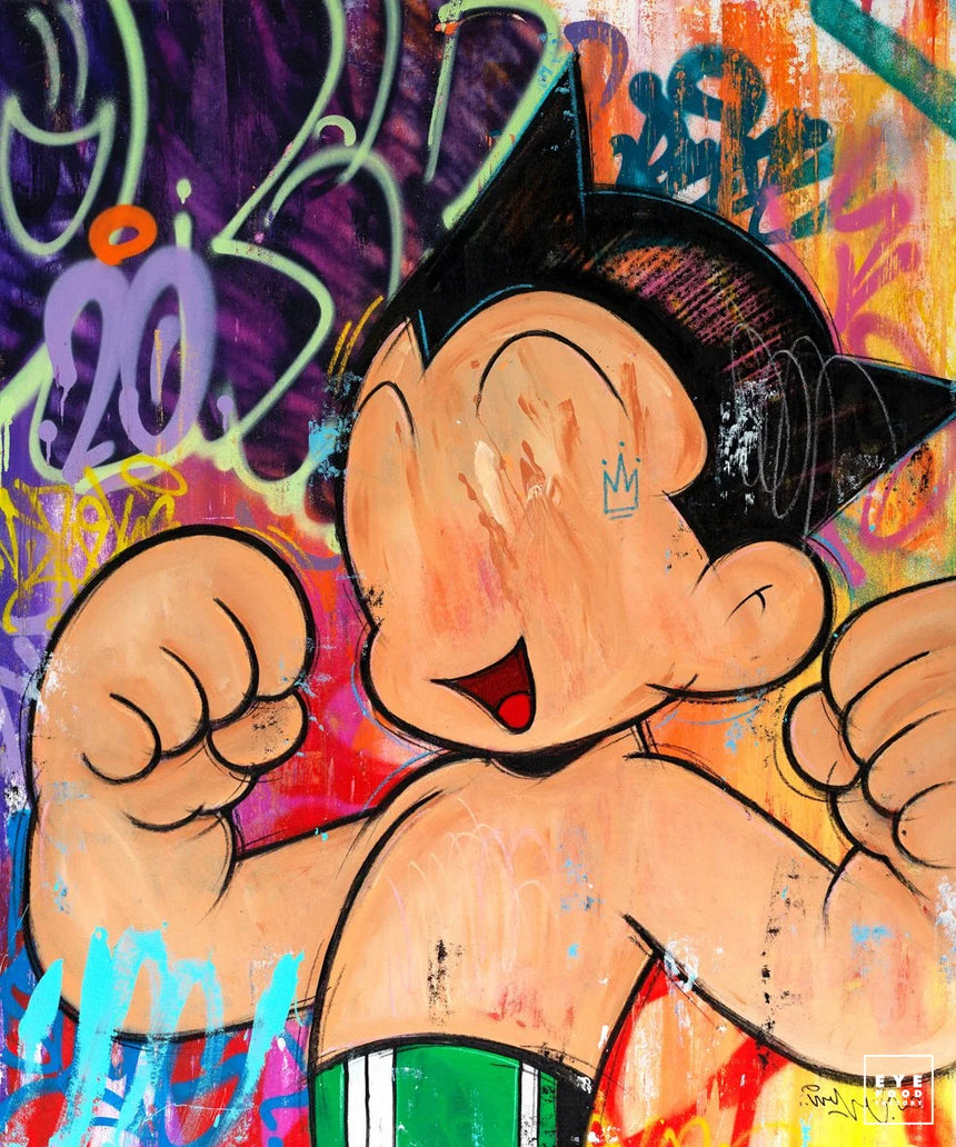 Always Strong - Éditions Limitées - @trio8065, Astro Boy, Astronaute, Cartoon,