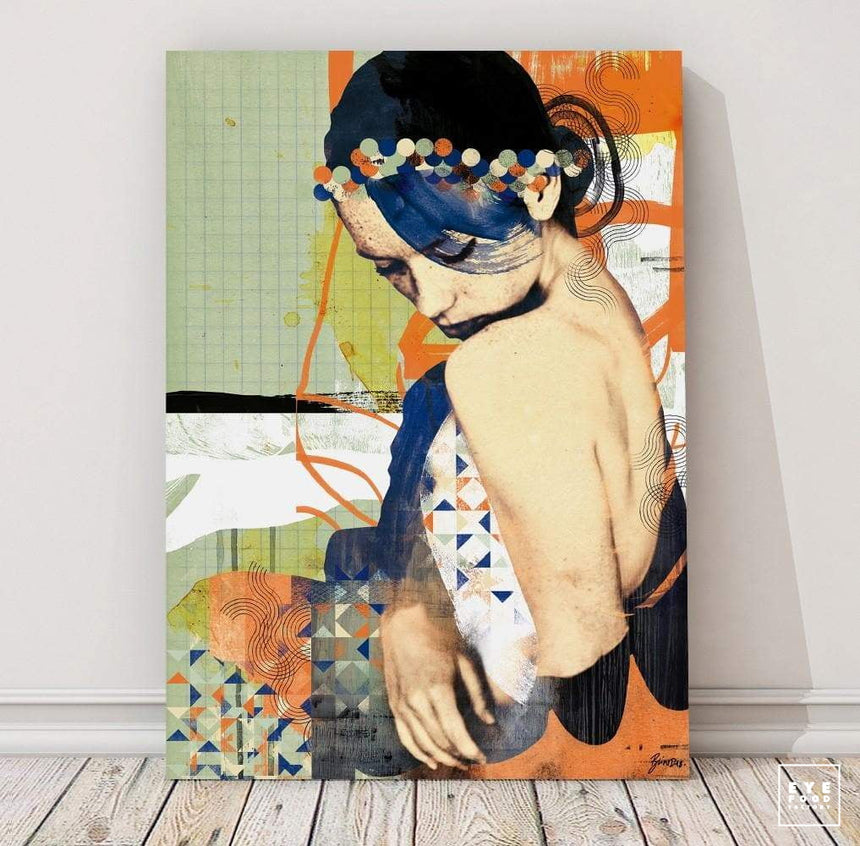 Autumn shade - Éditions Limitées - @trio8055, Abstrait, Dibond®, Femme, Girl