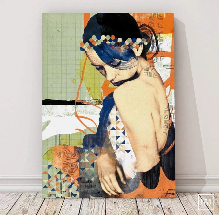Autumn shade - Éditions Limitées - @trio8055, Abstrait, Dibond®, Femme, Girl