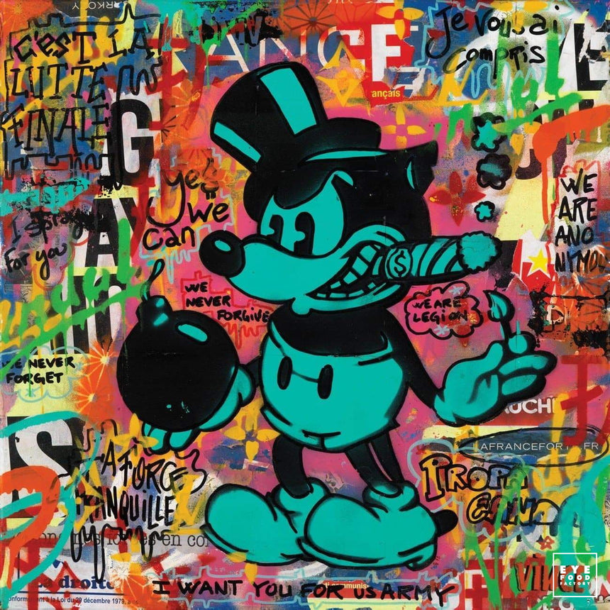 C’est la lutte - Éditions Limitées - 40x40cm (édition terminée), @trio6565,