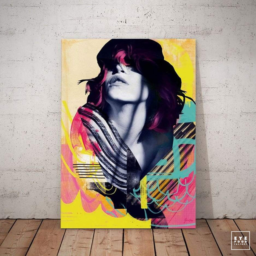 Color sparkle - Éditions Limitées - @trio8055, Dibond®, Femme, Girl, Jaune