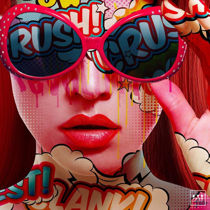 Crush - Éditions Limitées - @trio6565, Crush, Dibond®, Femme, Girl