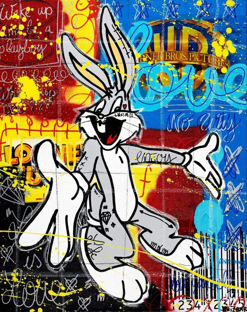 Enjoy - Éditions Limitées - @trio806512095, Animaux, Bleu, Bugs Bunny, Comics