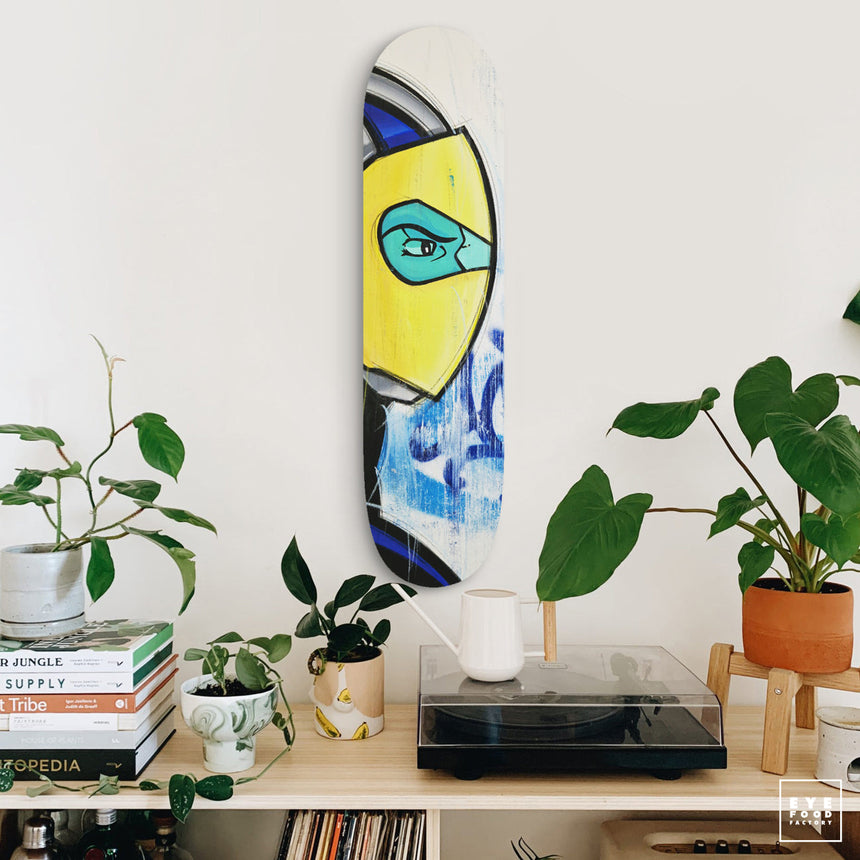 F- ACTARUS - FAKEBOARDS - 82x22 cm, Dibond®, fakeboard, FOIRE DE PARIS, Goldorak