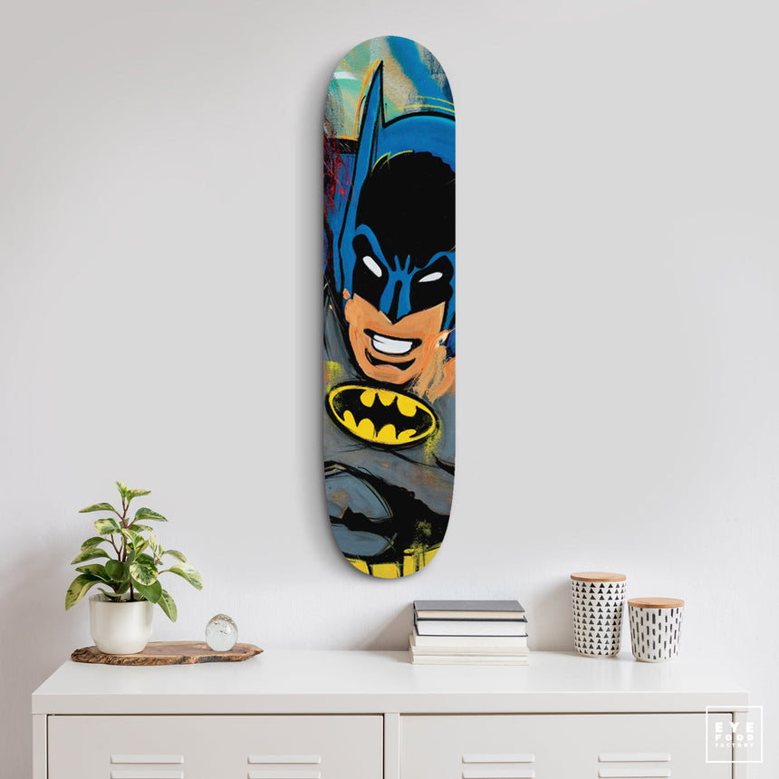 F- FIGHT THE POWER - FAKEBOARDS - 82x22 cm, Batman, Dibond®, fakeboard, FOIRE