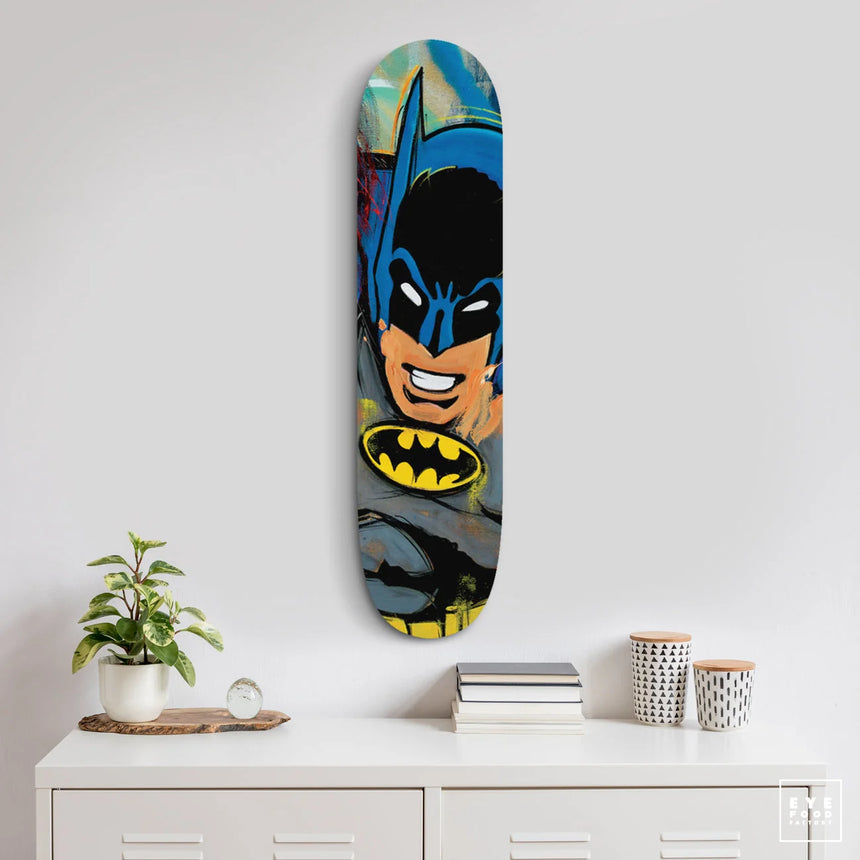 F- FIGHT THE POWER - FAKEBOARDS - 82x22 cm, Batman, Dibond®, fakeboard, FOIRE