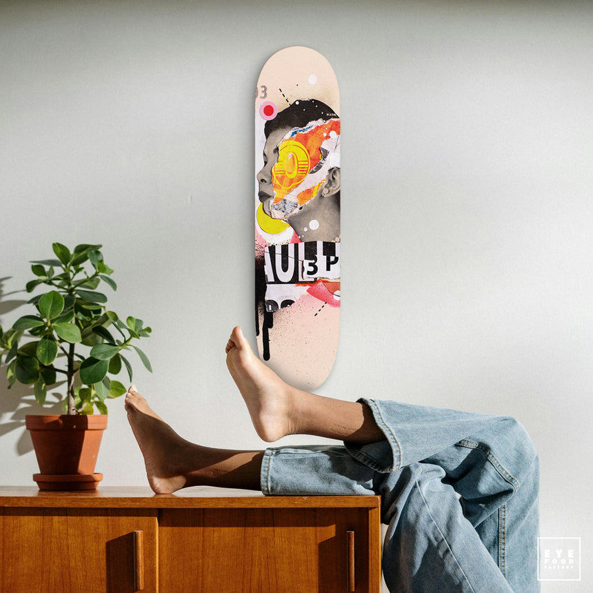 F- FIREFACE - FAKEBOARDS - 82x22 cm, Dibond®, fakeboard, FOIRE DE PARIS, new