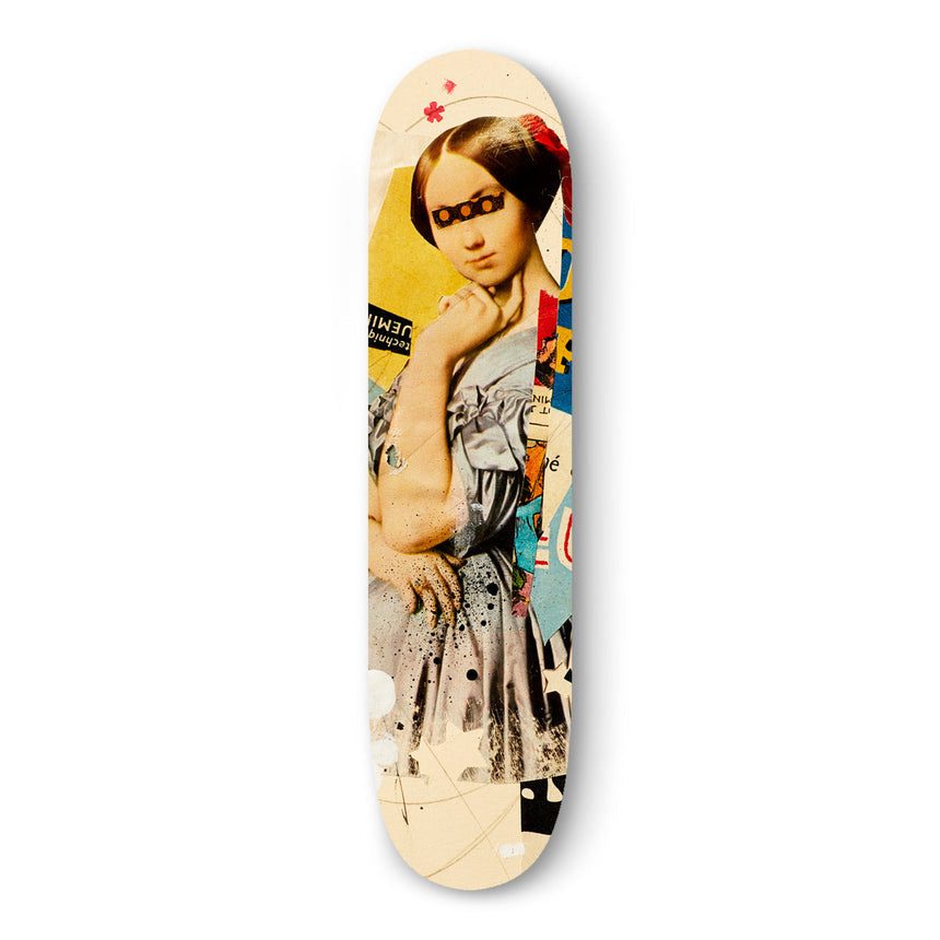 F- MARIE BERNADETTE - FAKEBOARDS - 82x22 cm, Dibond®, new, Original, Pop Art