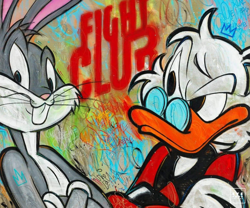 Fight club - Éditions Limitées - @quatuor160135, Animaux, Boxe, Bugs Bunny,