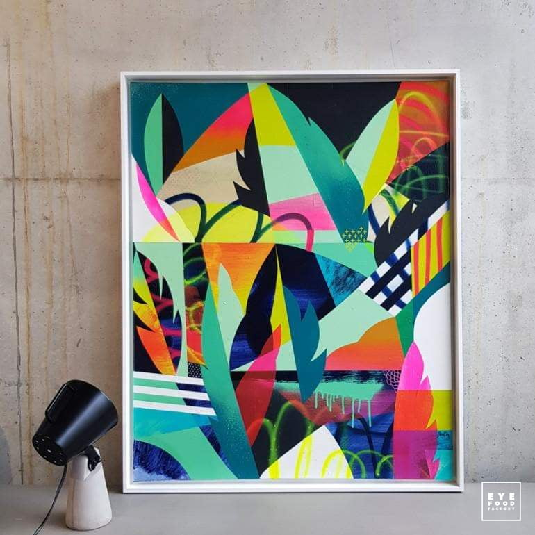 FLUO GARDEN 1 - Original - Oeuvres Originales - @original, Abstrait,
