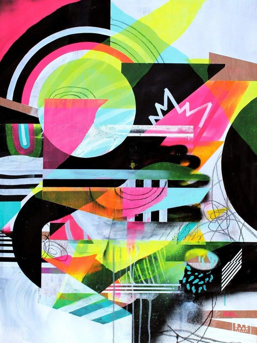 Fluo01 - Éditions Limitées - @trio8060, Abstrait, Dibond®, EFF_AU_SELECTION,