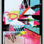 Fluo03 - Éditions Limitées - @trio8060, Abstrait, Bleu, Dibond®, Formes