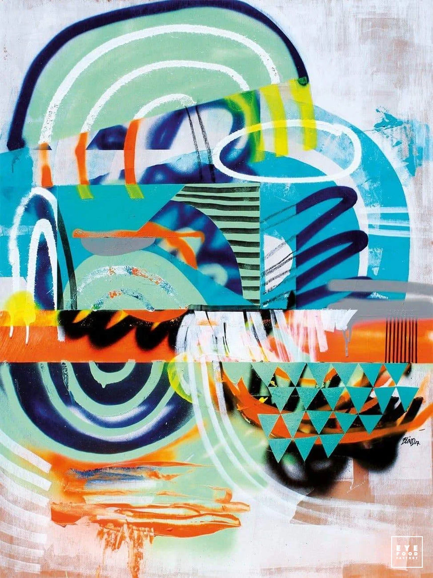 Fluo04 - Éditions Limitées - @trio8060, Abstrait, batchaus1, Beach, Bleu