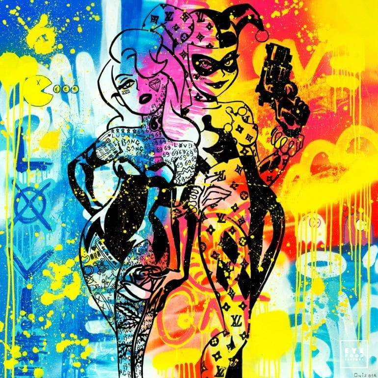 Gangsta - Éditions Limitées - @trio6565, Bleu, Comics, DC Dibond®