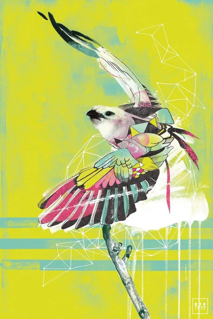 Green Soaring - DERNIERS EXEMPLAIRES - @trio8055, Animaux, Beau, Dibond®,