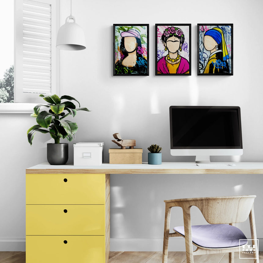 Iconic- #Frida Khalo - ICONIC IDOLS - 30x20 cm, 30X20cm, Default Title, Frida,