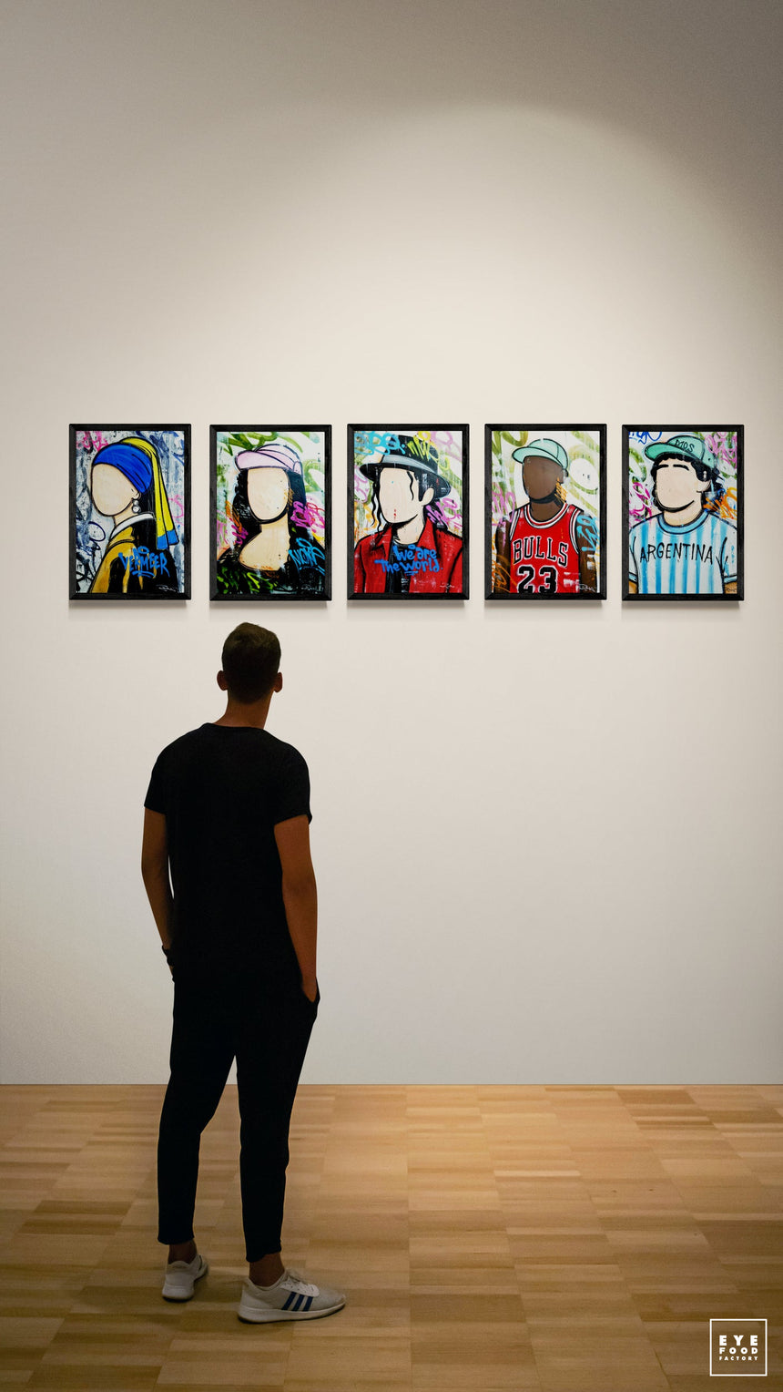Iconic- #MJ23 - ICONIC IDOLS - 30X20cm, BASKET, Basketball, chicago, CHICAGO