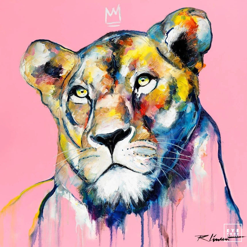 Jade - Éditions Limitées - @trio6565, Animaux, Dibond®, Enfant, Lion