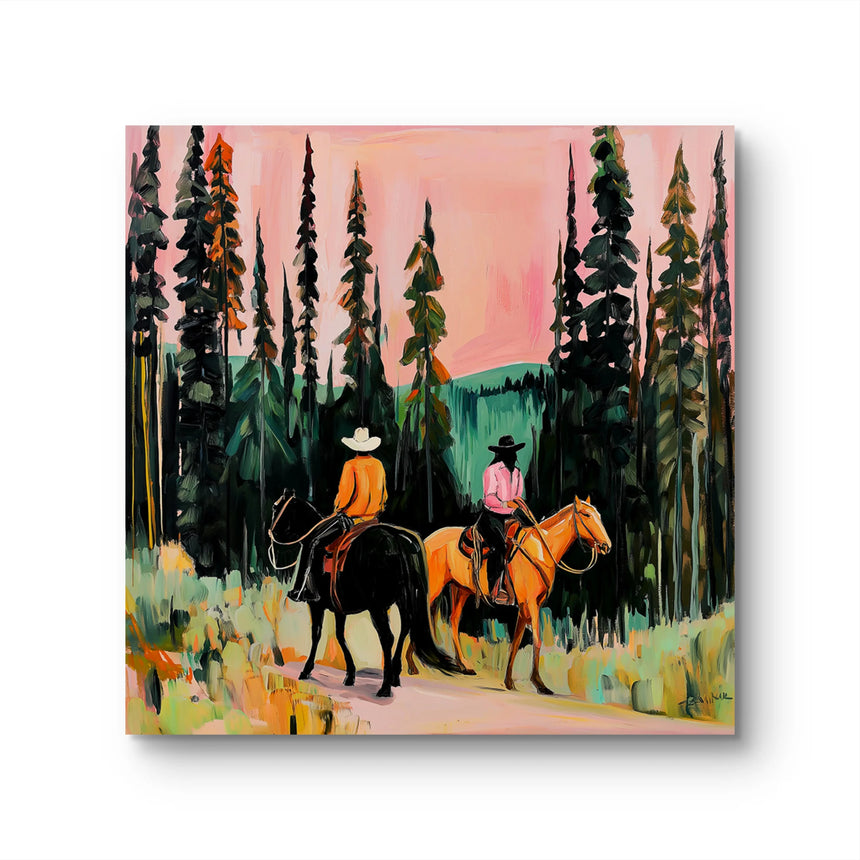 Keeper of the west - Éditions Limitées - 120x120cm, 60x60cm, @duo60120,