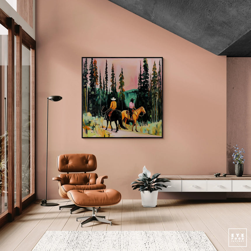 Keeper of the west - Éditions Limitées - 120x120cm, 60x60cm, @duo60120,