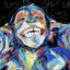 King of Jokes - Éditions Limitées - 100x50cm, @bestsellers, Animaux, Bleu,