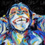 King of Jokes - Éditions Limitées - 100x50cm, @bestsellers, Animaux, Bleu,