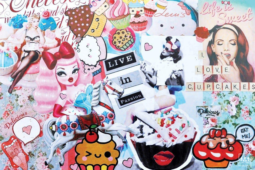 Life is sweet - Éditions Limitées - 120x80cm, 60x40cm, Collage, Dibond®, Enfance