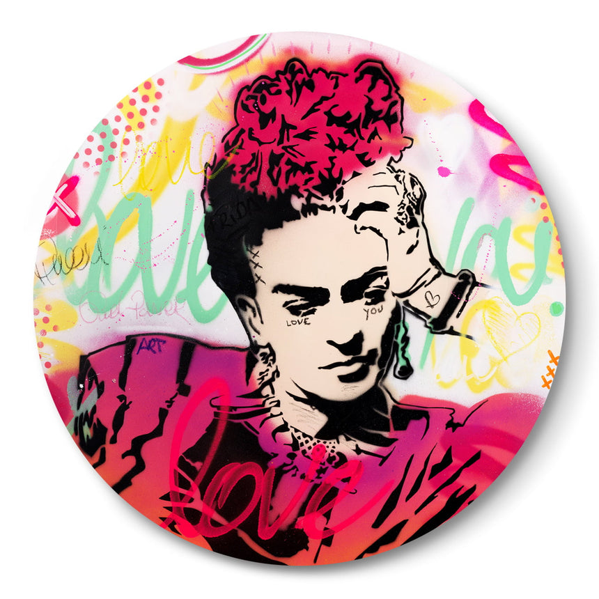 L’instant - Éditions Limitées - 85x85cm, Dibond®, Fleur, Fleurs, Frida