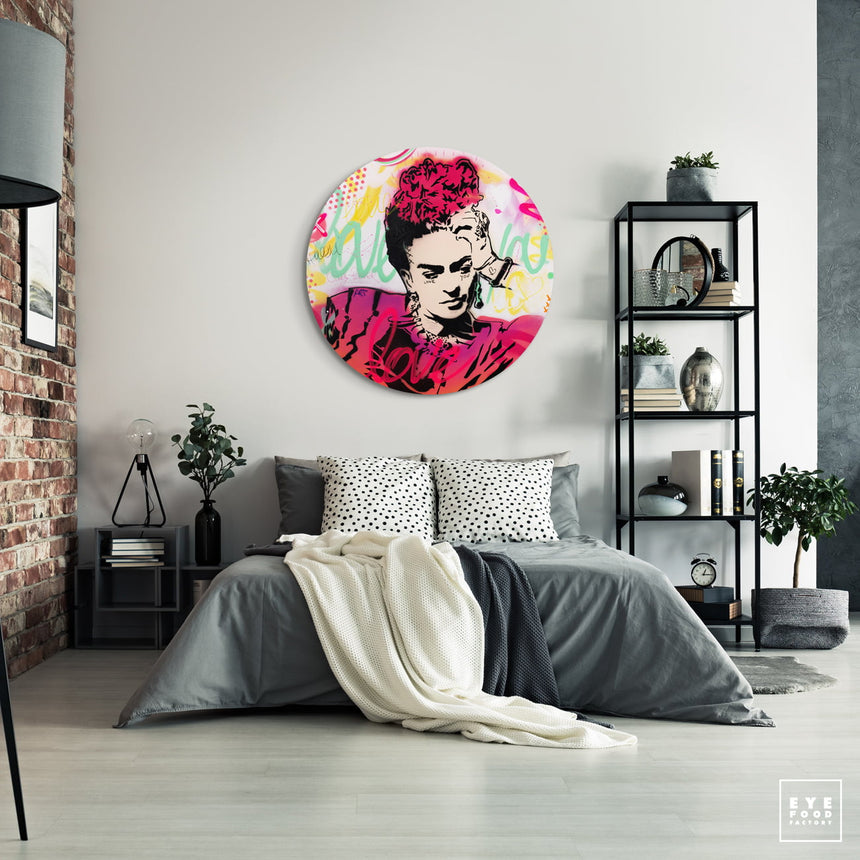 L’instant - Éditions Limitées - 85x85cm, Dibond®, Fleur, Fleurs, Frida