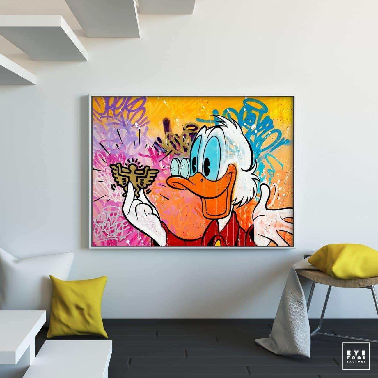 Little angel - Éditions Limitées - @trio8060, Canard, Comics, Dibond®, Graffiti