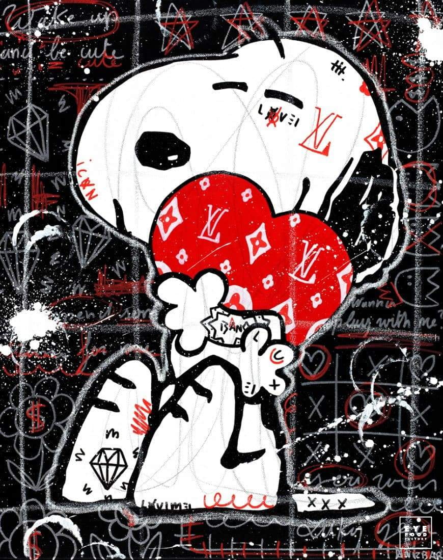 Love is all - Éditions Limitées - @trio806512095, Amour, Cartoon, Coeur, Comics