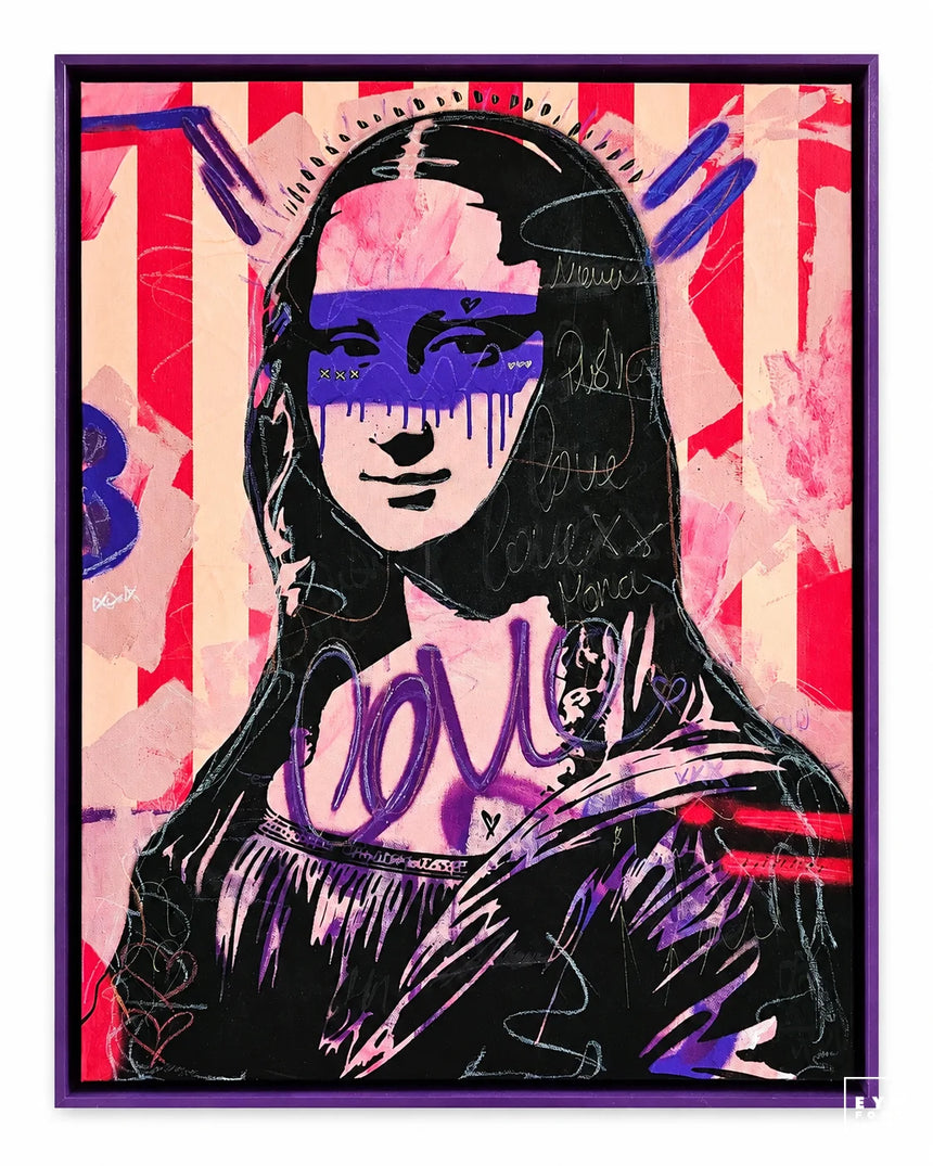 MONA STRIPE - Oeuvres Originales - @original, Default Title, joconde, lisa, new