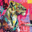 Mother Jungle - Éditions Limitées - @trio6565, Animaux, Dibond®, Graffiti,