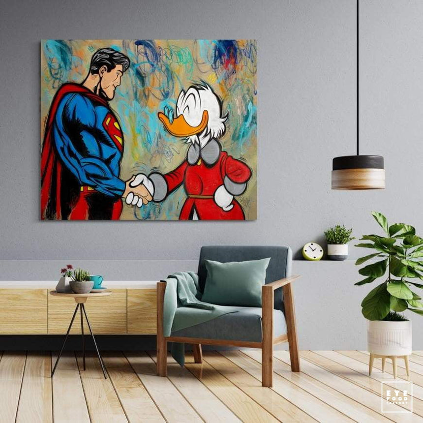 Nice to meet you - Éditions Limitées - @trio8065, Canard, Combat, Comics, DC