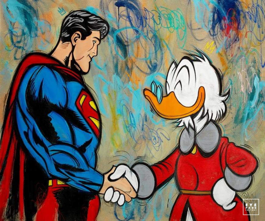 Nice to meet you - Éditions Limitées - @trio8065, Canard, Combat, Comics, DC