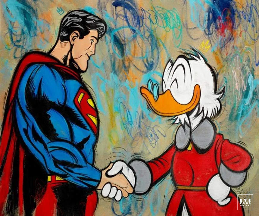 Nice to meet you - Éditions Limitées - @trio8065, Canard, Combat, Comics, DC