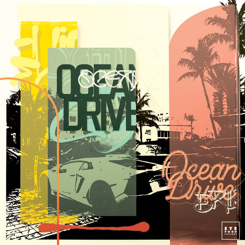 Ocean Drive - Éditions Limitées - @trio6565, Animaux, Bar, Brun, Collage