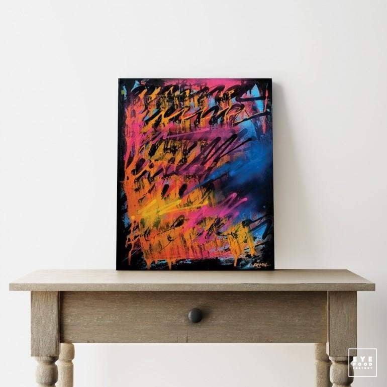 Paradise 2 - Éditions Limitées - @trio8060, Abstrait, contemporain, couleur,
