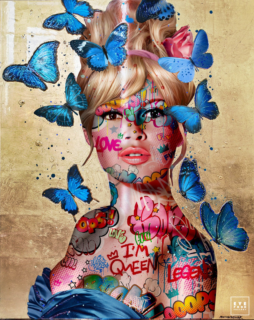 QUEEN OF BUTTERFLIES - Oeuvre Originale - Oeuvres Originales - @original,