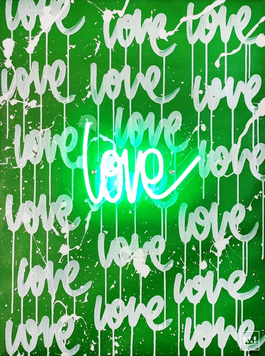 SHIYO - LOVE IN GREEN - Original - Oeuvres Originales - @original, Amour,